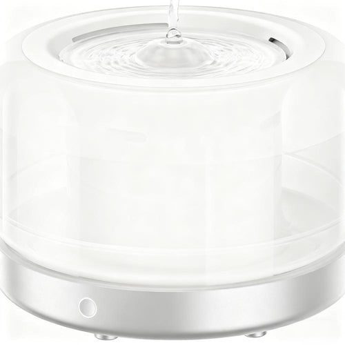 3L Stainless Steel Pet Water Fountain with Smart Flow Modes