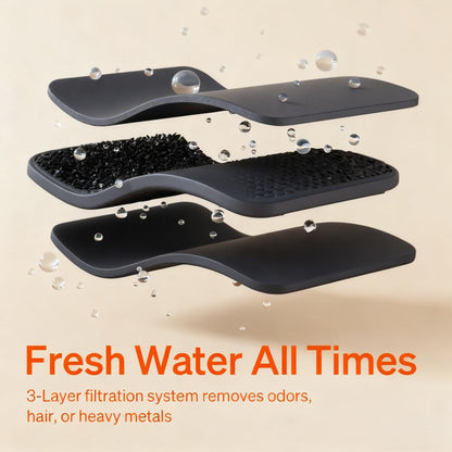 3L Stainless Steel Pet Water Fountain (Dishwasher Safe) English Description