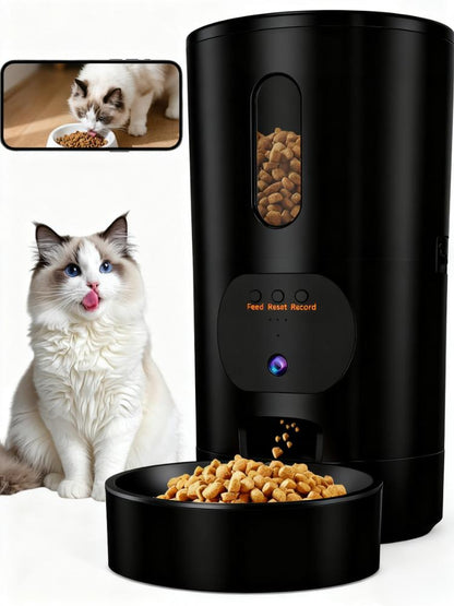 Smart Pet Feeder with 1080P Camera & Two-Way Audio