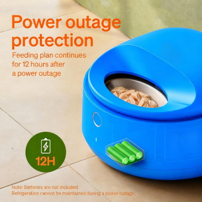 3-Bowl Chilled Automatic Pet Feeder (Semiconductor Cooling)